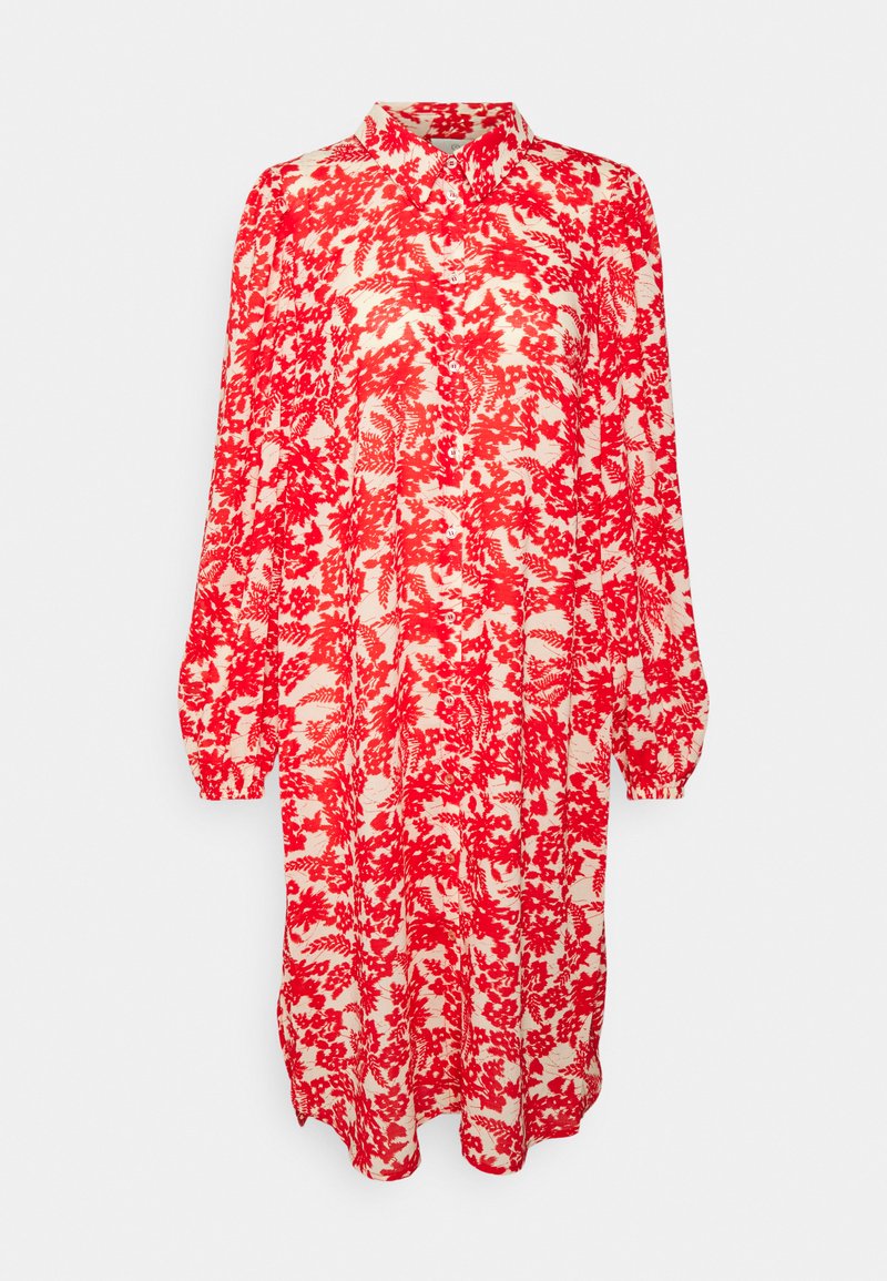 Kaffe Blousejurk rood Kaffe Blousejurk rood