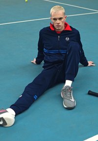 Sergio Tacchini DALLAS TRACK SUIT - Treniņtērps - maritime blue/adrenaline rush/nautical