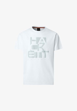 Hackett London, BLOCKER TEE - Tričko s potlačou - optic white