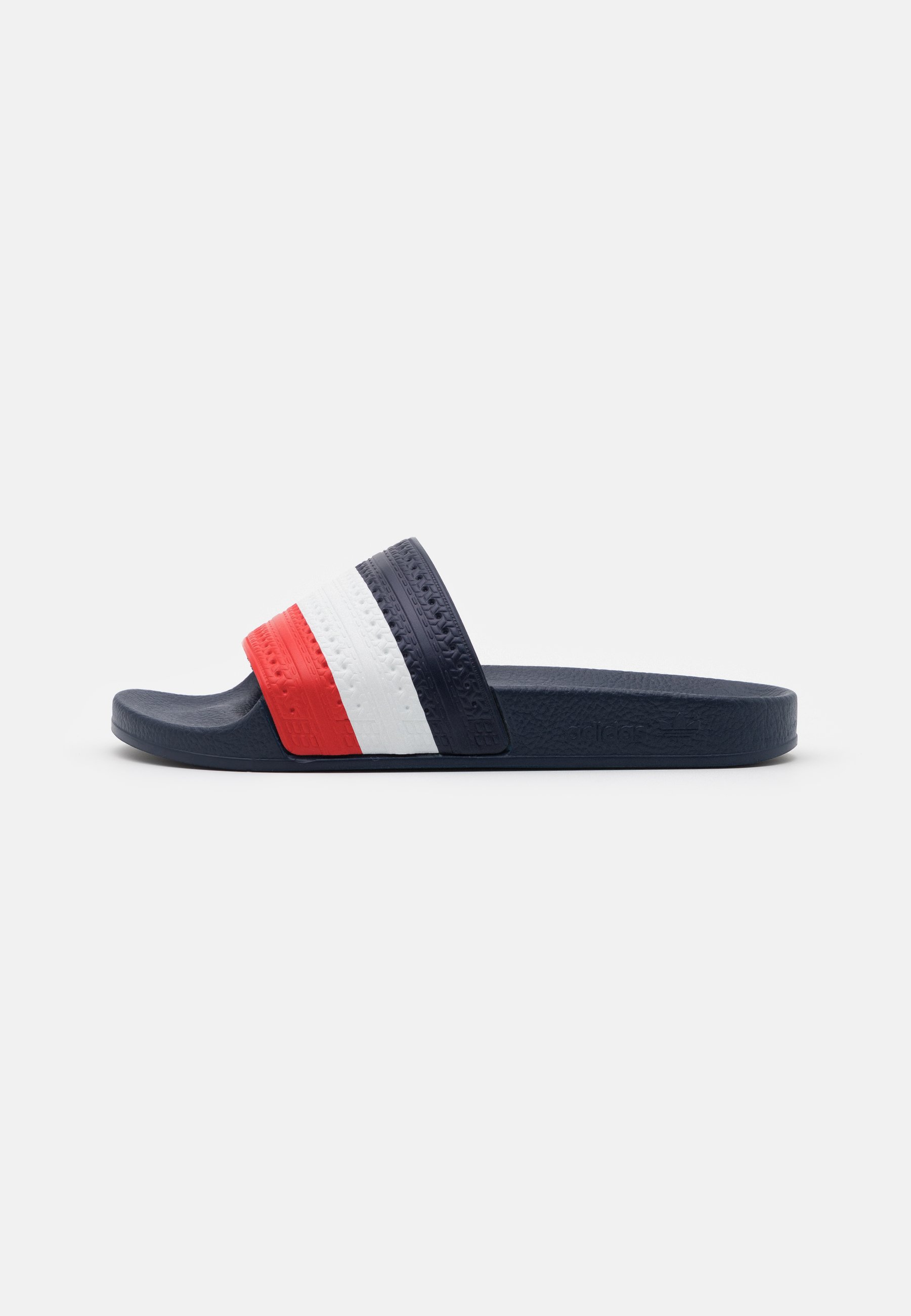 Adidas Originals Adilette Sports Inspired Slides Unisex Muiltjes Bright Royal Red Footwear White Blauw Zalando Nl