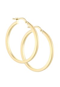 SQUARE TUBE HOOP - Pendientes - gold coloured