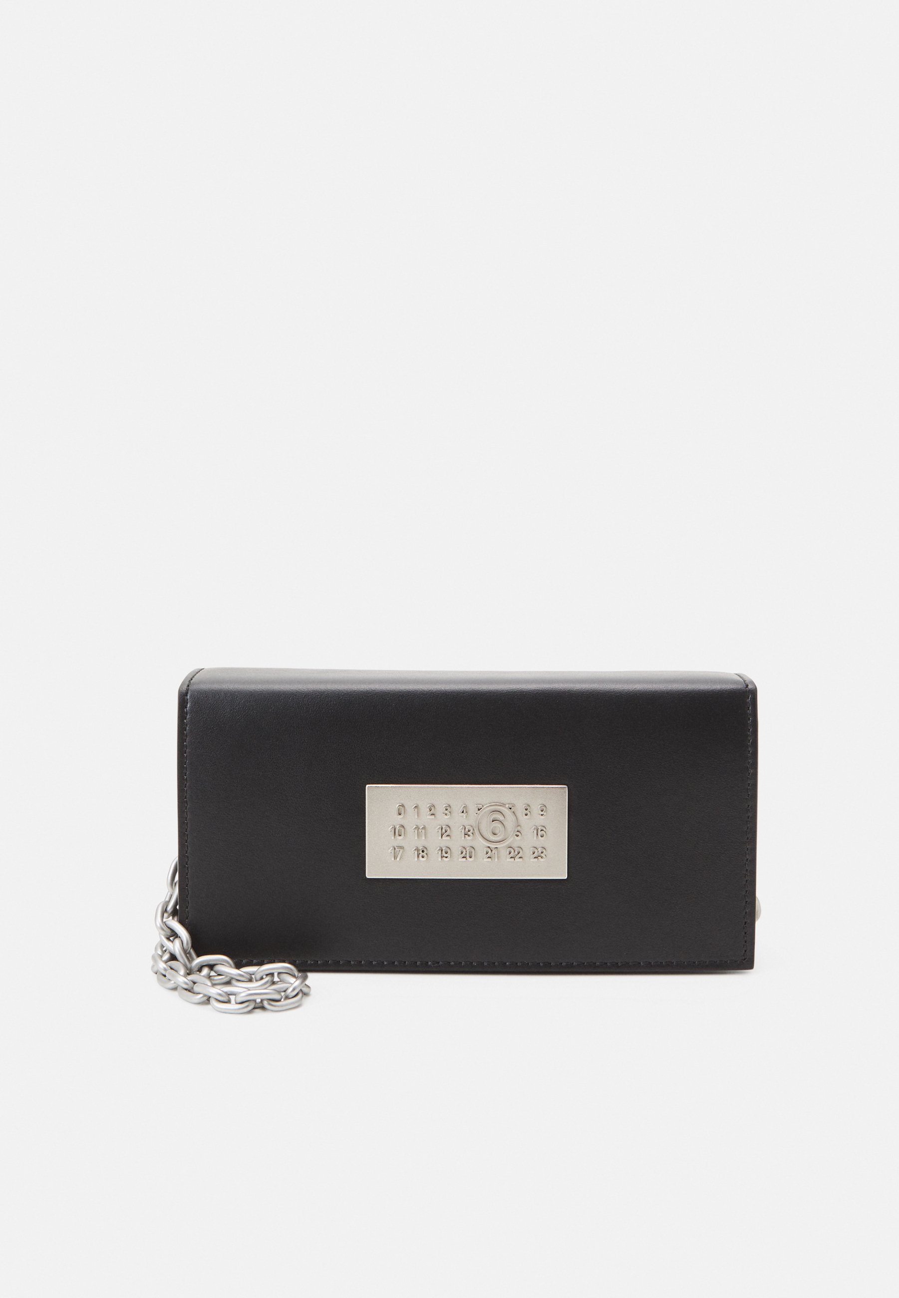 MM6 Maison Margiela NUMERIC CHAIN WALLET - Across body bag - black 
