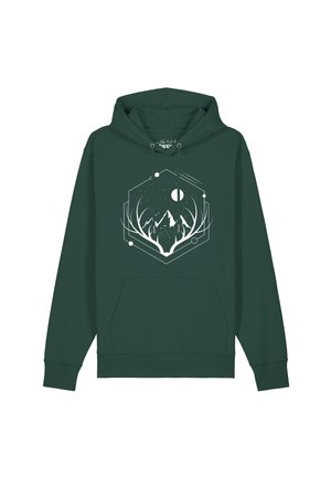 WANDERLUST AT NIGHT - Hoodie - glazed green