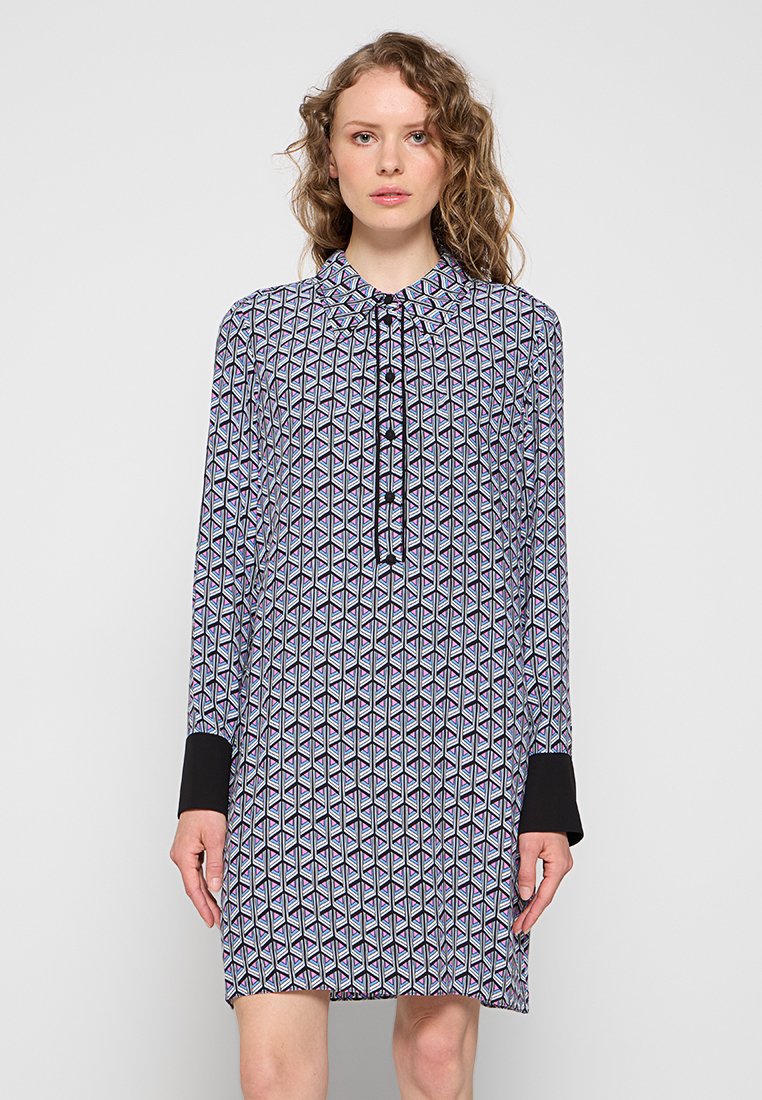 Diane von Furstenberg Blousejurk meerkleurig Diane von Furstenberg Blousejurk meerkleurig