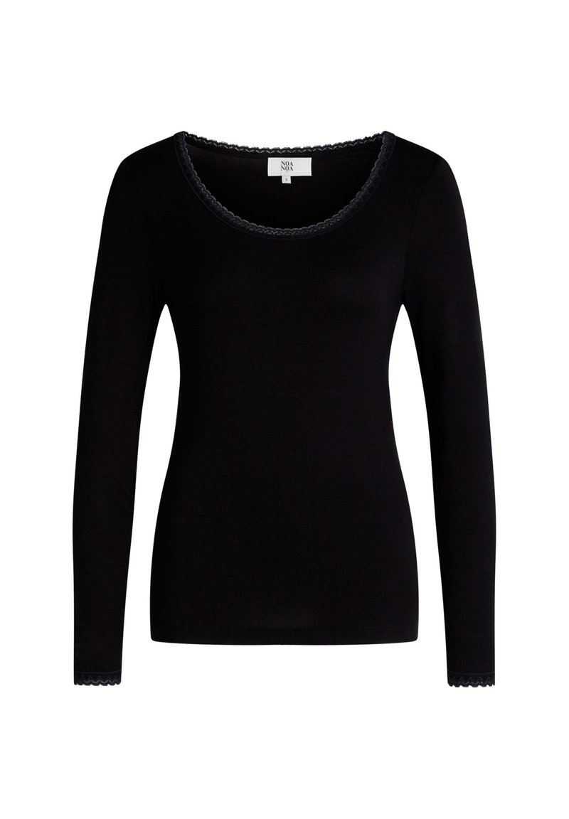 Noa Noa ALMANN - Langarmshirt - black/schwarz - Zalando
