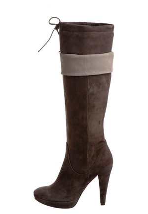 Vysoká obuv - dark brown