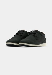 Pier One Casual snøresko - black