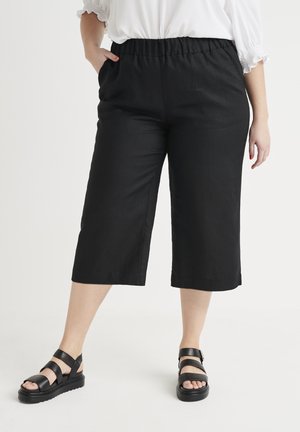 CULOTTES - Trousers - black