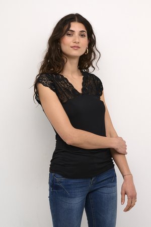 CUELONA - Print T-shirt - black