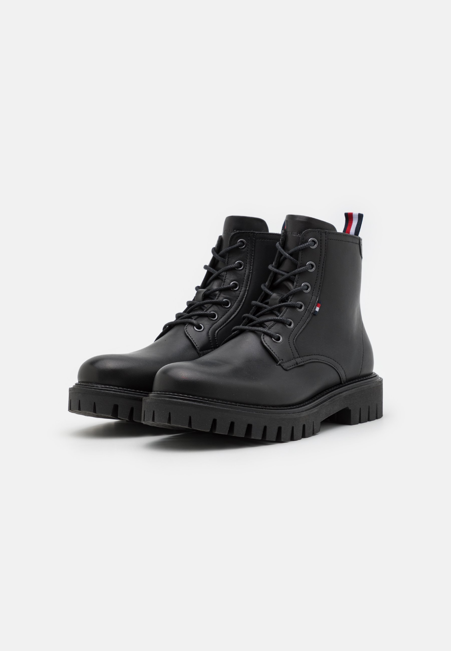 tommy hilfiger chunky dress boot