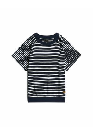 G-STAR, RAGLAN T-SHIRT - T-shirt imprimé - salute milk stripe