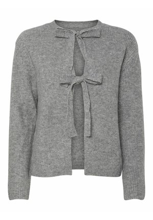 Pieces PCSILLY - Cardigan - medium grey melange