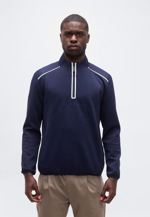BROOKHILL TECHNICAL HALF ZIP - Melegítőfelső - navy