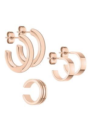 SET - Øreringe - rose gold-coloured