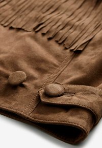 Next REGULAR FIT - Giacca di pelle - tan brown