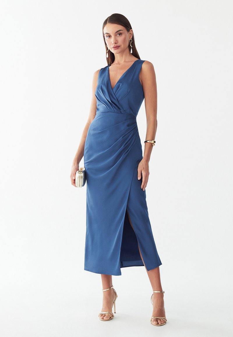 WILLA PILAR - Cocktail dress / Party dress - steel blue/blue