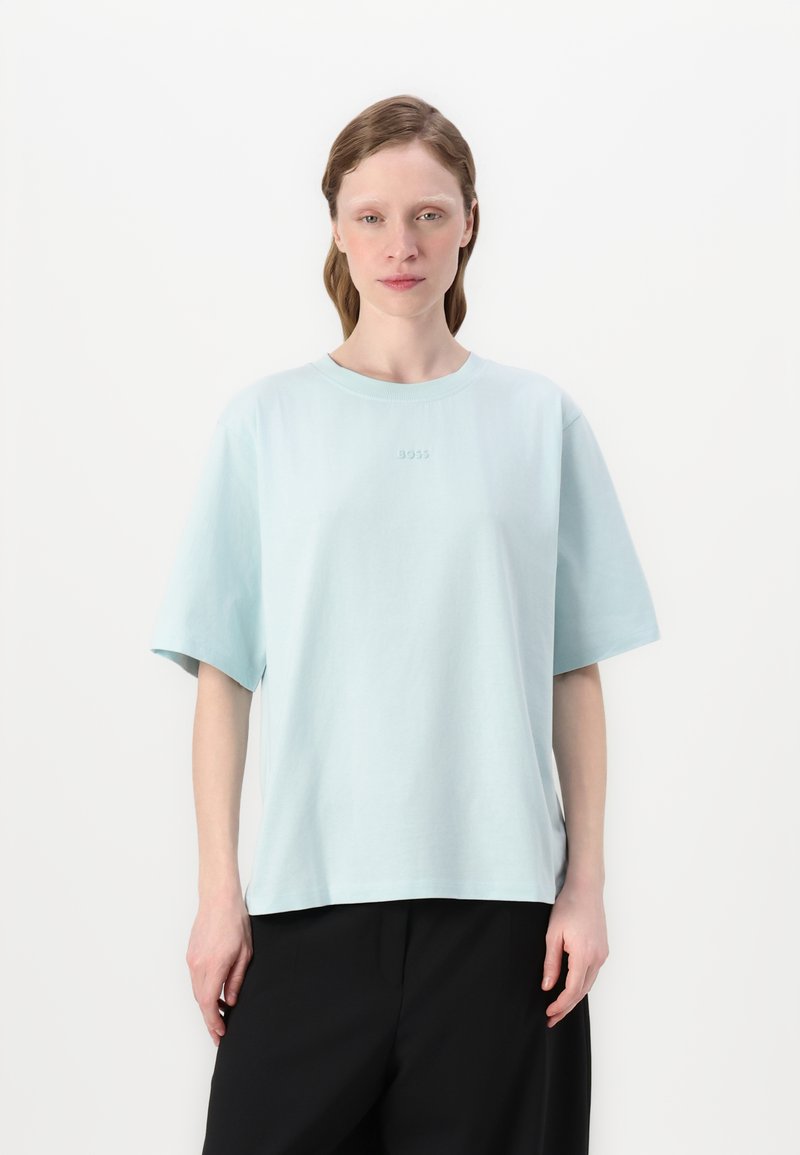 BOSS ENIS SMALL LOGO - Basic póló - turquoise/aqua
