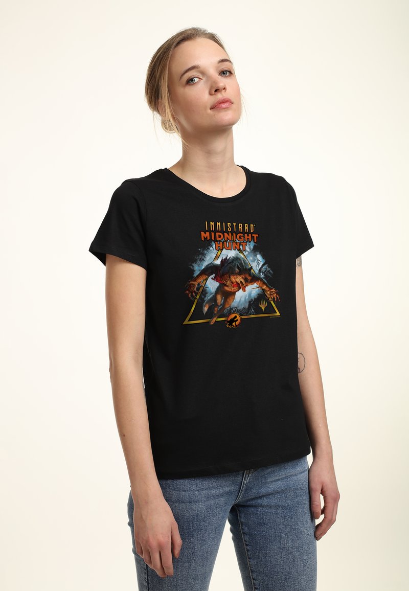 Henry Tiger MAGIC THE GATHERING SILVER BULLETS T shirts Print Black 