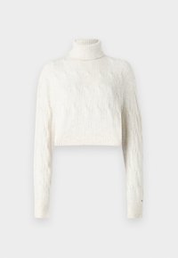 CABLE SWEATER - Strikkegenser - oat