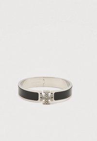 KIRA ENAMEL BRACELET - Náramek - silver-coloured/black