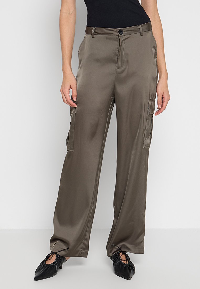 DKNY Cargobroek olijfgroen