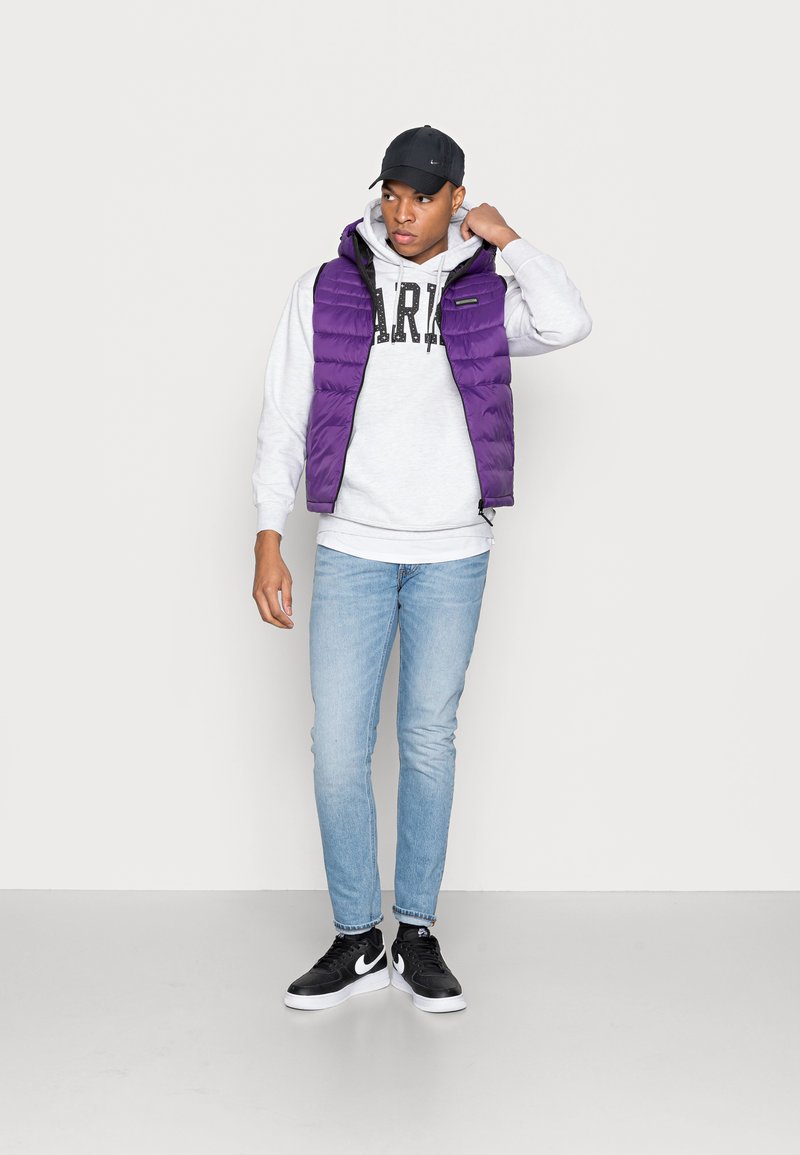Market MARKET ARC PUFF HOODIE - Sweat à capuche - ash/gris chiné -  ZALANDO.FR