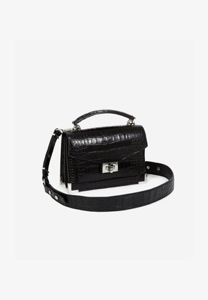 CROCODILE EFFECT EMILY  - Handbag - black