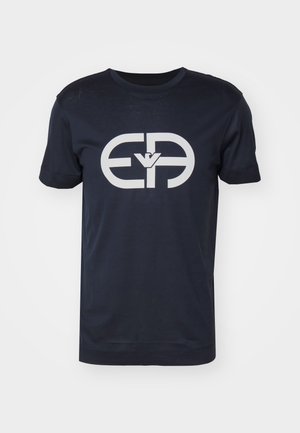 Emporio Armani T-shirt imprimé - blu navy