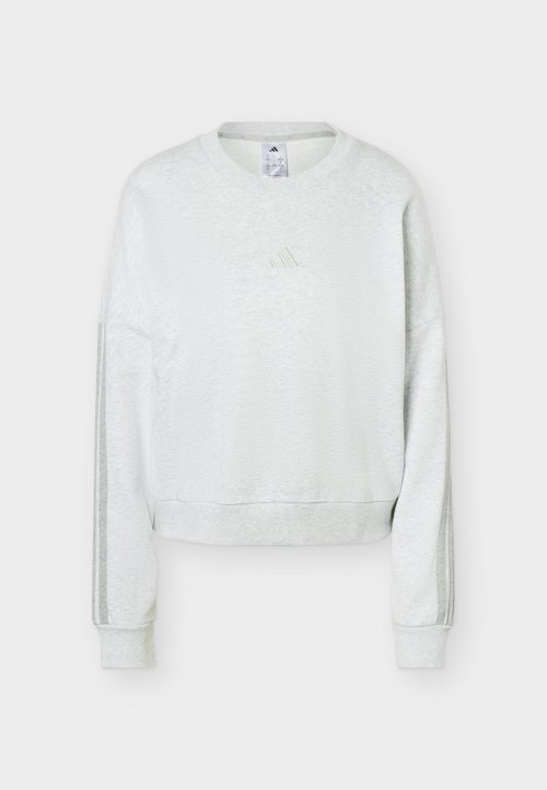 adidas ESSENTIALS 3 STRIPES - Sweatshirt - light grey heather/medium grey heather — foto 5