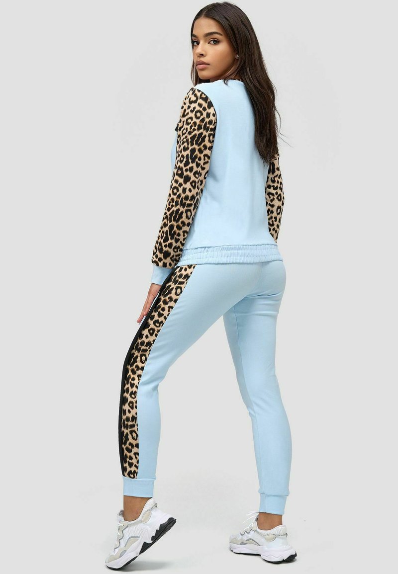 Damen Leichte Jacken | Holala LEO FASHION OOTD Trainingsanzug hellblau - YC20743 Damen Leichte Jacken | Holala LEO FASHION OOTD Trainingsanzug hellblau - YC20743