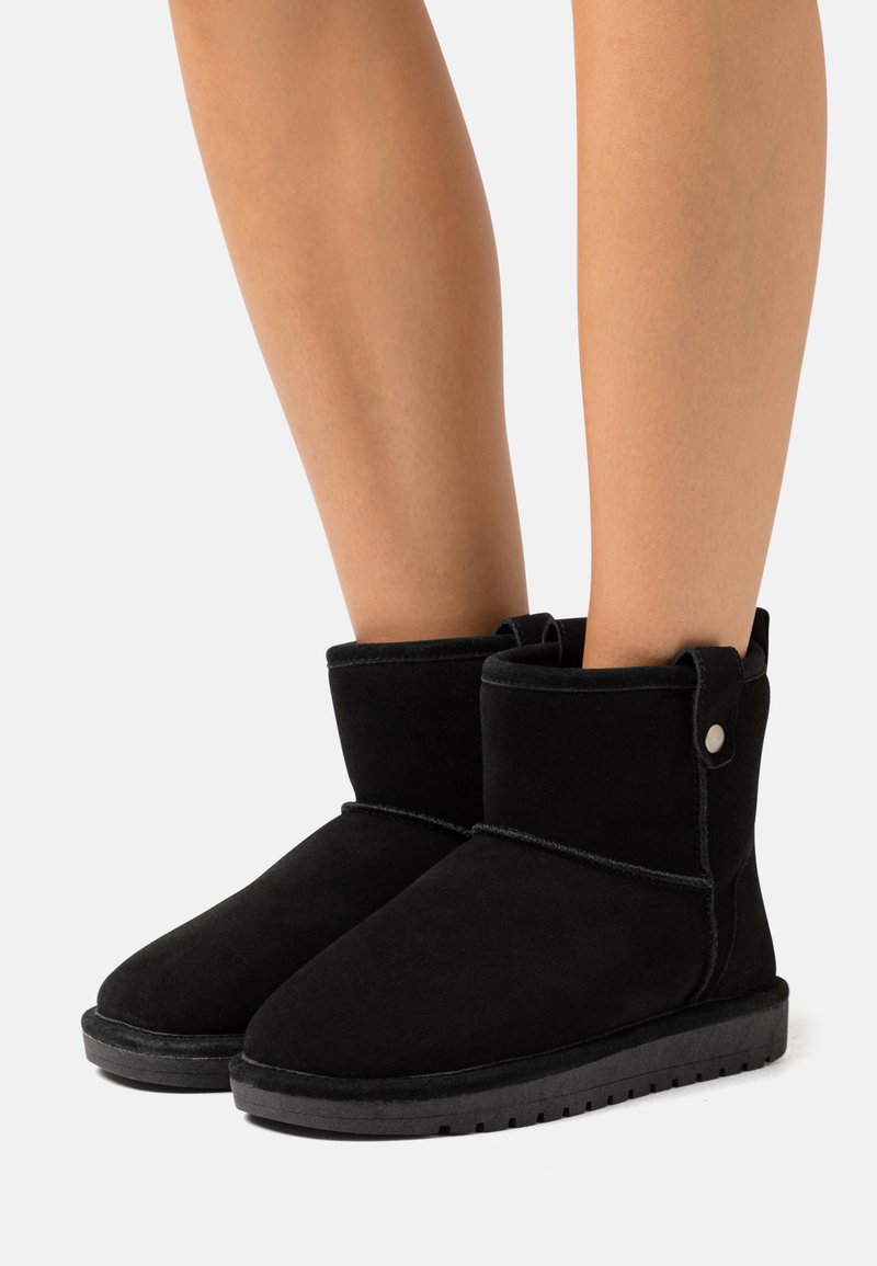 Bianco BIASNOW SHORT BOOT - Botines - black