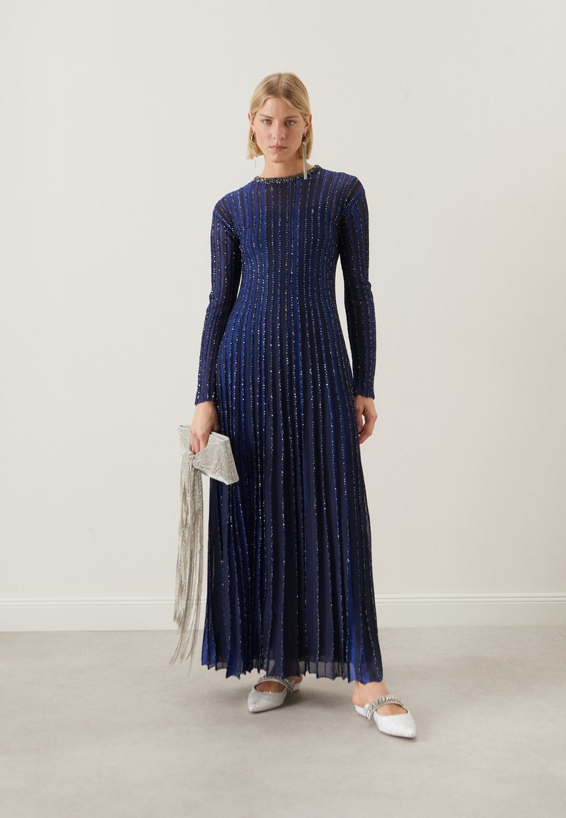 Missoni LONG DRESS Gebreide jurk blue/blauw Zalando.nl