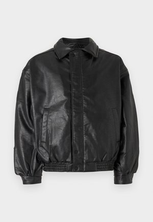 RACING JACKET UNISEX - Jakna od umjetne kože - black