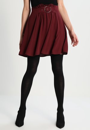 A-lijn rok - dark red