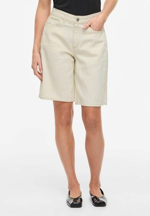 VILA Jeansshort - ecru