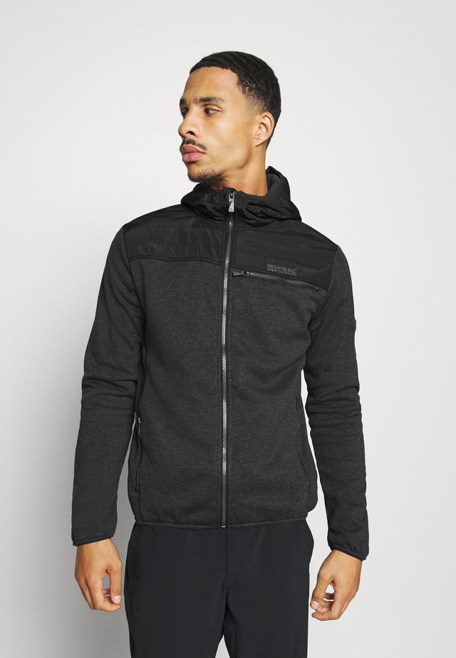 UPHAM HYBRID - Fleecejacke - black