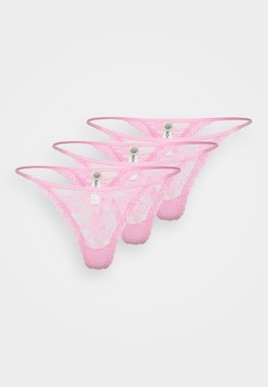 Lindex THONG JENNIE 3 PACK - String - light pink