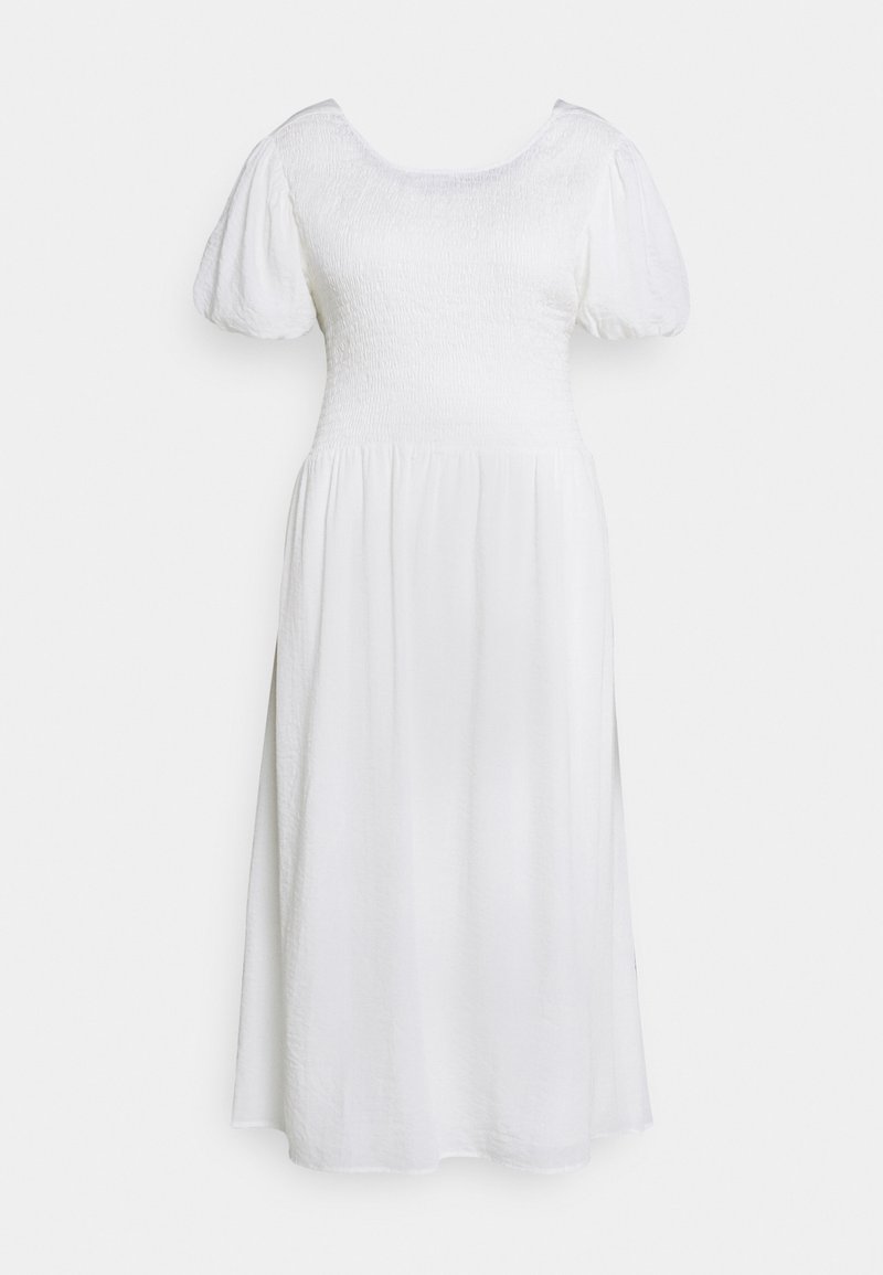 Damen Freizeitkleider | Glamorous Curve UP BACK MIDAXI DRESS WITH SHIRRED BODICE PUFF SLEEVES Cocktailkleid/festliches Kleid off Damen Freizeitkleider | Glamorous Curve UP BACK MIDAXI DRESS WITH SHIRRED BODICE PUFF SLEEVES Cocktailkleid/festliches Kleid off