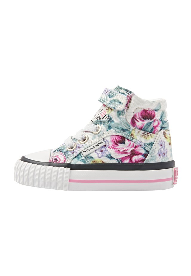 DEE - Sneakers hoog - white flower