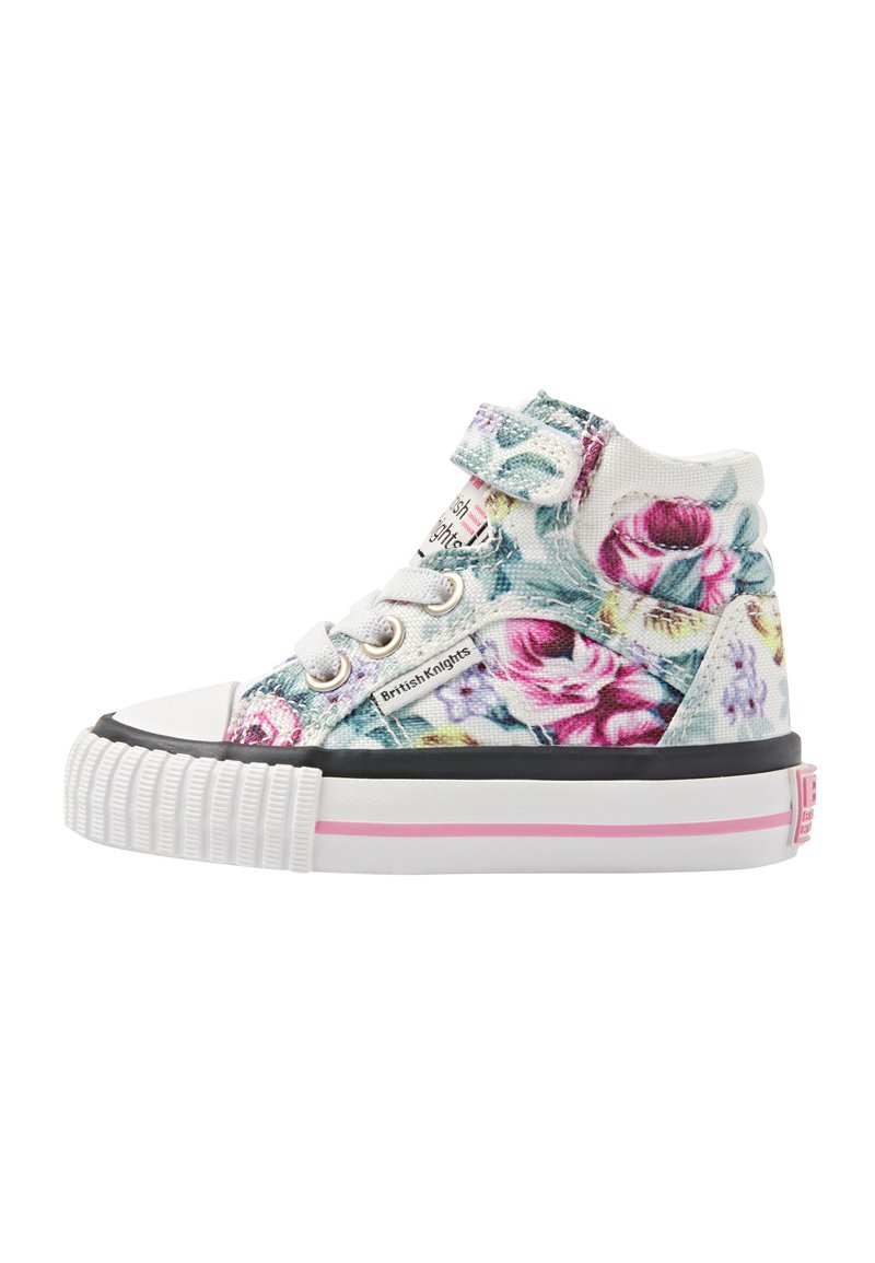 Kinder Sneaker | British Knights DEE Sneaker high white flower/weiß - RP39983 Kinder Sneaker | British Knights DEE Sneaker high white flower/weiß - RP39983