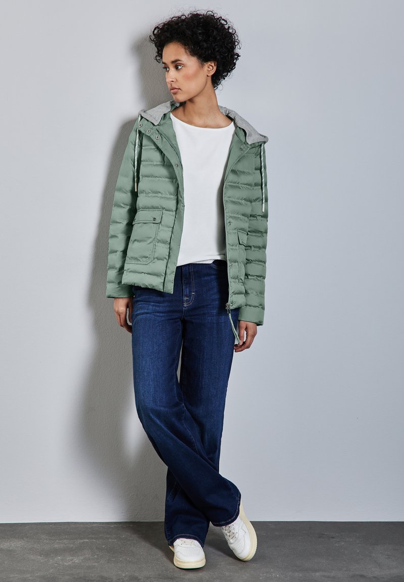 Street One MIT ABNEHMBARER Winter jacket grün/mint