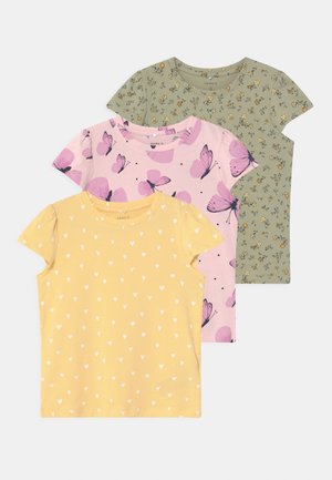 NMFSONYA 3 PACK - T-shirt con stampa - desert sage