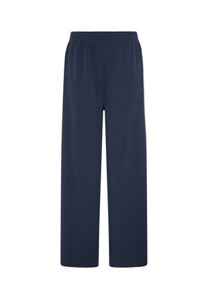 Fransa, FRAURORA PA 9 - Pantalon de survêtement - navy w. white contrast