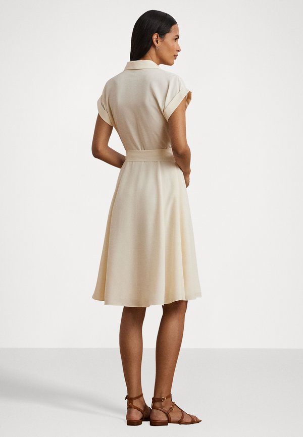 YARALLE SHORT SLEEVE DAY DRESS - Shirt dress - mascarpone cream4