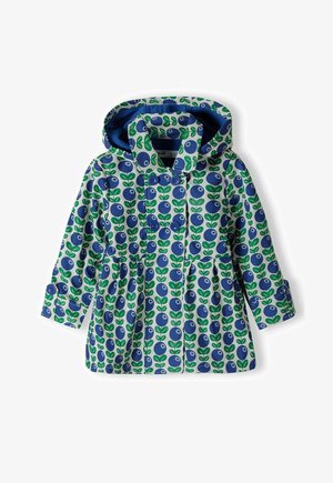 MINOTI SHOWERPROOF - Waterproof jacket - green blue white
