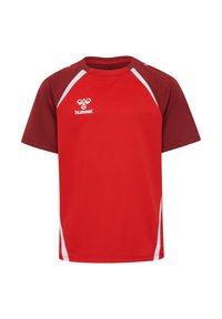 No seleccionado, true red maroon