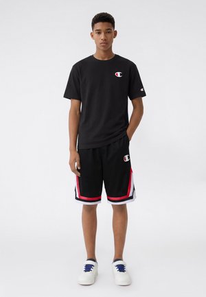 Champion, CHAMPION T-SHAPE TEE BLACK CHAMPION - T-shirt print - black