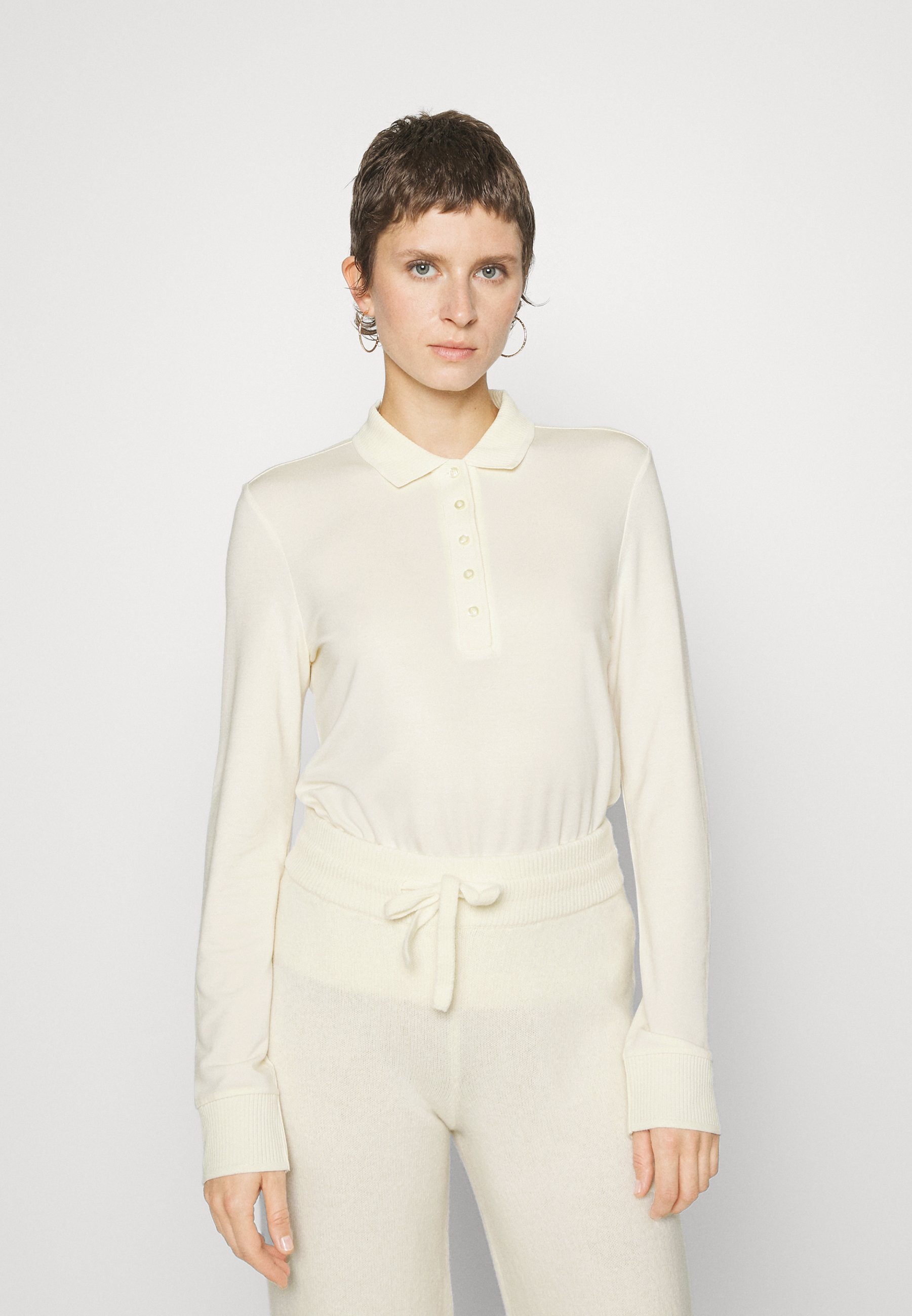 GANT LOUNGE PANTS - Trousers - cream 