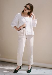 BALAGAN LEILOT - Klassieke pumps - deep green suede