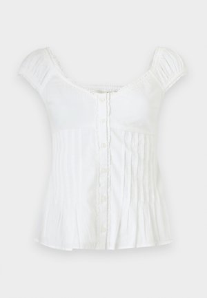 Hollister Co., SLIM PINTUCK - Blouse - white